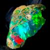 OPAL EMPIRE Opal Nero Grezzo Fire Opal Etiopia Naturale 10.5Ct 19x12 mm Pietra Gemma 1 Pz