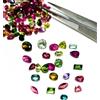 Naturale Tormalina Multicolore Mix Taglio 5-12 MM 100 KT Lotto Certificato Gemma