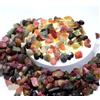 Certificato Naturale Multicolore Tormalina Cristallo Piccolo Grezzo 1300 KT Lot
