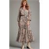 Together Blush Animal Print Maxi Dress (fmn4-13)