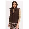 Freemans Gilet Trapuntato FREEMANS Marrone Scuro UK 20 Plus (CCC747)