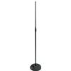 PROEL OST110BK ASTA DRITTA NERA PER MICROFONO CON BASE IN GHISA