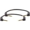 DIE HARD DHS600LU015 COPPIA CAVI AUDIO PROFESSIONALI 2x JACK MONO 6.3MM 15CM