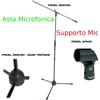 PROEL RSM180 ASTA MICROFONICA TREPPIEDE + APM20 SUPPORTO PER MICROFONO