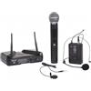 EIKON WM300KIT DOPPIO RADIOMICROFONO UHF GELATO + ARCHETTO