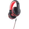 OVLENG X 2R CUFFIA STEREO CON MICROFONO ROSSA