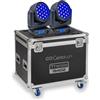 CENTOLIGHT SET 2 TESTE MOBILI CON FLIGHTCASE CENTOLIGHT THESIS 1940z