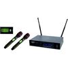 AUDIODESIGN PMU 312 DOPPIO RADIOMICROFONO A GELATO 100+100Ch. UHF