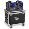 CENTOLIGHT SET 4 TESTE MOBILI WASH CENTOLIGHT THESIS 280 ZOOM CON FLIGHT CASE