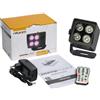 Algam Lighting EVENTPAR44-QUAD-IP Par Led 4x4W IP65 a Batteria