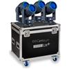 CENTOLIGHT SET 4 TESTE MOBILI BEAM LASER SPIRE LS10000 CON FLIGHT CASE