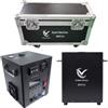 GOLDEN CENTURY SP01U COPPIA SPARK MACHINE 650 WATT FONTANA LUMINOSA FREDDA DMX + FLIGHTCASE
