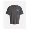 Jack & Jones Jorgairaut Back Printed M - T-shirt - Uomo - Color Mix