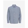 Jack & Jones Seersucker Bacchettin M - Camicia - Uomo - Blu