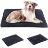 BVAGSS Cuscino per Cane Reversibile, Ultra Morbido Materassino Lavabile per cani, Ortopedico Letto per cani Cuscino Cane Memory Foam Suave y Cálido XH079 (91x58x4cm,Dark Grey)