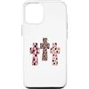 Trendy Grace Designs Custodia per iPhone 12/12 Pro Carino Christian Coquette Croce Rosa Leopard Faith Design