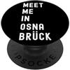 Meet Me In Osnabrück Germany Incontriamoci a Osnabrück Lower Saxony Germania PopSockets PopGrip Adesivo