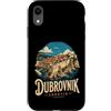 Croatia Souvenir Gift Custodia per iPhone XR Vintage Dubrovnik Croazia viaggio souvenir regalo punto di riferimento