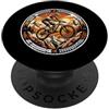 mountainbike jump tire trail action ridi Mountain Bike Jump Tire Track Montagne Natura PopSockets PopGrip Adesivo
