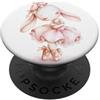 Dreamy Pink Princess Carino Bunny Ballerina Girl | Rosa Ballet Estetica PopSockets PopGrip Adesivo