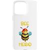 DJFoerster Design Custodia per iPhone 15 Pro Max apicoltore laborioso,ape, miele, vigili del fuoco, Bee Hero