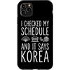 Korean Seoul Culture Hangul Travel Souve Custodia per iPhone 11 Pro Max Ho controllato il mio programma e dice Corea