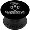 Pawsitive Cool Designs Think Pawsitive - Stampa di zampa di cane o gatto - pensiero positivo PopSockets PopGrip Adesivo