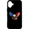 American Bald Eagle 4th of July Apparel Custodia per iPhone 16 Plus American Flag Bald Eagle Patriotic 4th of July USA