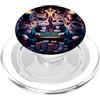 Cool Poker Cards Designs Gatti che giocano il gioco d'azzardo divertente della carta del casinò PopSockets PopGrip per MagSafe
