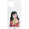 Grandio Design Funny Pop Art Gifts Custodia per iPhone 15 Plus I May Be Wrong But I Doubt It Sarcastico Vintage Pop Art Girl