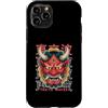 TOKYO WAVES Oni Mask Designs Custodia per iPhone 11 Pro Maschera giapponese del diavolo Hannya giapponese Oni Maschera Yokai Oni