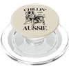Australian Shepherd Dog Lover Gifts Chillin 'with my Aussie Dog Summer Lounge Chair PopSockets PopGrip per MagSafe