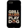 Backyard Bbq Dog Lover Custodia per iPhone SE (2020) / 7/8 Grill Difficile Giocare Con Cane Backyard Barbecue Amante