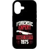 True Crime Merch for Investigative Crime Custodia per iPhone 17 Esperto forense dalla nascita 1975 Compleanno a tema crimine vero