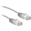 Ekon cavo da rete, cavo LAN, categoria 5, 2 m, connettori RJ45, ethernet, per PC, telefono fisso, laptop, modem, MacBook