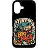 Jimbeels Custodia per iPhone 17 Tiny Ferret Big Chaos umorismo furetto