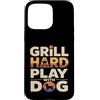 Backyard Bbq Dog Lover Custodia per iPhone 15 Pro Max Grill Difficile Giocare Con Cane Backyard Barbecue Amante