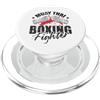Muay Thai fight fight kick Thai boxing m Muay Thai Boxing Fighter Guerriero del Ring PopSockets PopGrip per MagSafe