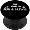 Canada Scrunchions Salt Fish Cod Pesce Brewis Pane Tradizionale Terranova Labrador Pasto PopSockets PopGrip Adesivo