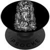 Wholesome Sketch Co Opera d'arte della dea serpente Pegaso Luna Dark Mitologia PopSockets PopGrip Adesivo