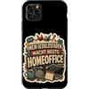Jimbeels Custodia per iPhone 11 Pro Max Geduldsfaden Homeoffice umorismo ufficio tedesco