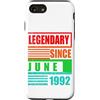 Lustige Geburtstagssprüche zum 34. B-Day Custodia per iPhone SE (2020) / 7/8 34° compleanno leggendario dal giugno 1992 frase di compleanno