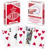 Copag Carte da gioco Svengali, finitura in lino superiore, facili da mescolare e durevoli, 1 mazzo, rosso, ottimo regalo per qualsiasi appassionato di carte