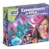 Clementoni Scienza e Gioco Lab - Laboratorio dei Capelli, Kit Creativo per Bambini 8+ Anni, Crea Cosmesi per Capelli con Extension Luminosa, Lingua Italiana, 19459