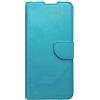 Generico Compatibile con Realme C33 / RMX3624 Custodia COVER STAND flip LIBRO gel PORTAFOGLIO Protezione display chiusura magnetica eco pelle porta carte vano card (Turchese)