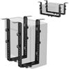VAYOTOY Supporto tornio PC sotto scrivania, supporto CPU regolabile per installazione verticale e orizzontale, capacità di carico di 35 kg, con piedini in gomma per un guadagno di spazio