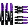 WINMAU Asta del dardo - Vecta Policarbonato Steli di Freccette - 1 Set per Confezione (3 Freccette Aste in Totale) - Accessori Professionali per Freccette - Viola e Nero Aste Corte