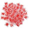 VBESTLIFE 100 sacchi di elastici per esche da pesca con pellet rosso 100 sacchi di pellet di lombrichi Custodia in pelle elastica per la pesca Esca per insetti rossi Clip per insetti ro