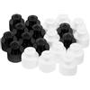 WHAMVOX Tappi a Vite in Plastica Set da 20 per Sostituzione Bottiglie Sportive e Borracce da Campeggio 28 MM Coperchi Sigillanti per Uso Domestico e Ristorazione