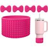 GTFYUDGH Stivale per Bottiglia d'Acqua, Stivale in Silicone | Stivali a Coppa con Fibbie Bowknot,Protettiva Riutilizzabile per Bicchiere, paracolpi per Bottiglia per Bicchiere, Borraccia Hydro Sport
